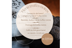 Black truffle menu